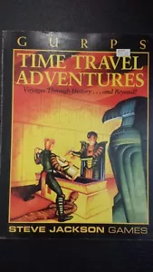 GURPS Time Travel Adventures suplemento USADO Steve Jackson Games tapa dura - Imagen 1 de 2