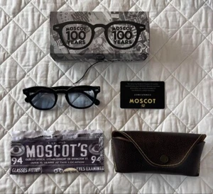 MOSCOT LEMTOSH Sunglasses 49-24-145 Black For Men From Japan - Picture 1 of 9