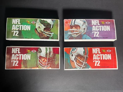 Sunoco 1972 NFL Action Players 50 paquetes sin abrir de 9 sellos cada uno Foto 1 de 4