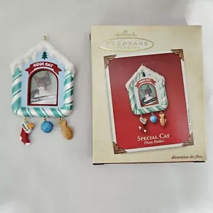 Hallmark Keepsake Ornament Special Cat Photo Frame Cool Cat Vintage 2002 - Picture 1 of 6