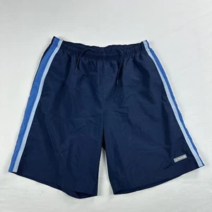Vintage 90s Nike Gray Tag mens Shorts 2XL XXL Linerless Trunks blue Logo retro - Picture 1 of 14