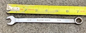 Sunex 991514A 7/16" V Groove Fully Polished Combination Wrench SAE Open Box 12pt - Picture 1 of 5