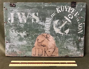 John deKuyper & Son Liquor Company Wood Crate Lid - Approx 16" x 11" x ½" - Picture 1 of 5