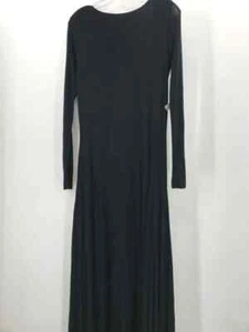 Pre-Owned Ralph Lauren Blue Label Black Size Medium Maxi Long Sleeve Dress - Picture 1 of 3