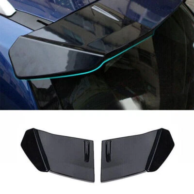 Alerón de techo negro brillante para Nissan Rogue 2014-2020 labio trasero barra de ala decoración Foto 1 de 4