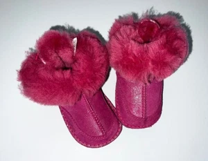 UGGS BOO Baby Toddler Hot Pink Size L New - Picture 1 of 7