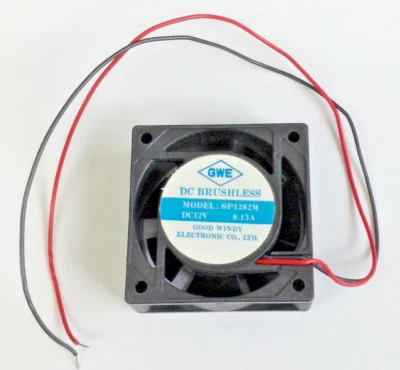 60mm 12V DC Brushless Computer CPU Fan Cooling Motor & Case Assembly SP1262M - Image 1 of 2