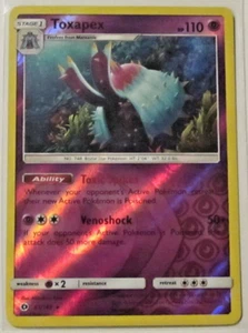 1 POKEMON CARD TCG/TOXAPEX/63/149/REVERSE HOLO/RARE/2017 ** COLLECTIBLE ** - Bild 1 von 2