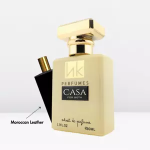 PERFUMES HK Casa Inspirados en París Cuero Marroquí Perfume Eau De Unisex - Imagen 1 de 3