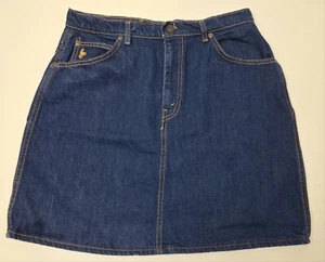 Gonna donna vintage Hunt Club JC Penney 100% cotone denim taglia 13 ottime condizioni - Foto 1 di 6
