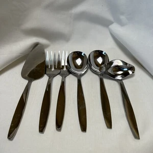 Crestmark Dinner Serving Set Stainless Steel Japan Vintage - Picture 1 of 10
