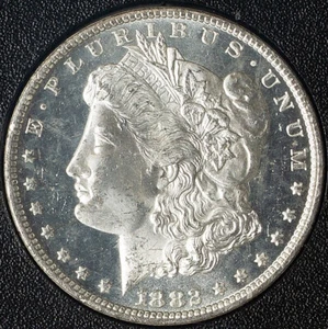 Morgan Dollar 1882-CC, GSA, NGC MS-64 Deep Mirror Proof-like! CAC! Nice near-Gem - Picture 1 of 4