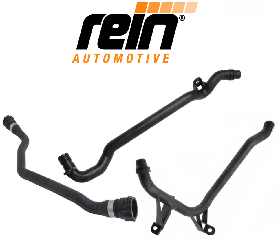 Heater Water Coolant Pipe Hose Kit 3pc Original Rein for BMW E46 323i 325i 328i  - Image 1 of 1