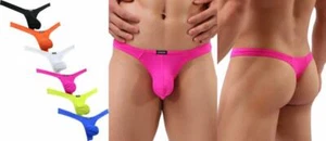 iKingsky Men's Low Rise Pouch Thong Sexy T-Back Underwear Large, Style 2 - Picture 1 of 8