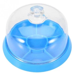 6-Slot Plastic Watch Dust Sheet Cover Watchmakers Repair Spares Kit Tools Box - Picture 1 of 5
