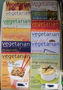 Vegetarian Times Magazine Lite Cozy Cooking Soy Recipe Feed Your Heart Fast  X12 - Picture 1 of 14