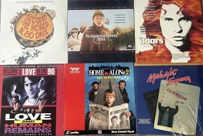 Lot Of 6 Laserdisc Home Alone Doors Around World Midnight Express Slaughter Hous Foto 1 de 3