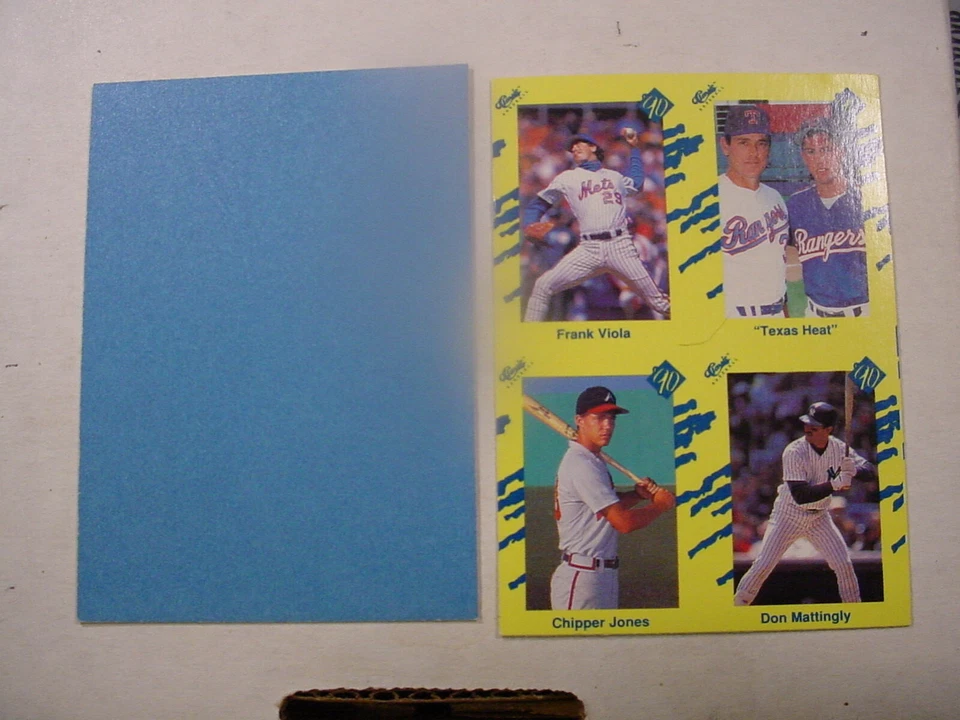 1990 Nolan Ryan Classic Rangers - 4 Pictures on Front - Image 1 of 1