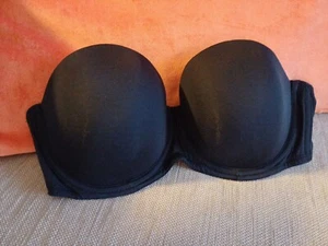 Black Strapless (Multiway Bra, no straps included) Size 34D - Picture 1 of 3