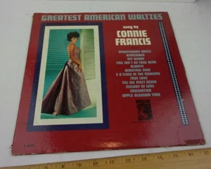 Connie Francis Greatest American Waltzes vinyl VG record album MGM 1960s - Bild 1 von 2