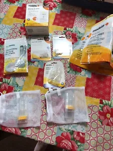 Large Lot of Medela Breast Pump Accessories - Picture 1 of 8