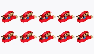 10 x 2tlg. Spanngurt Zurrgurt Ratschenzurrgurt 5t 5 Tonnen 6m 2500 daN 5000 kg - Bild 1 von 2