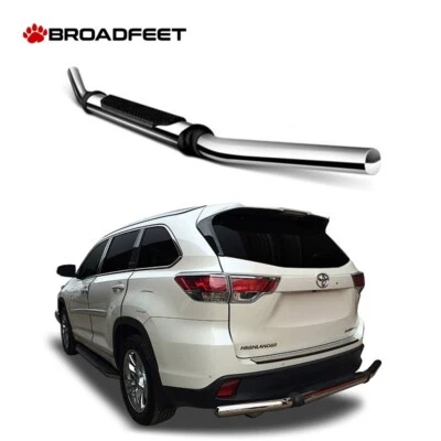 Protector de parachoques trasero con almohadilla de paso para Toyota Highlander 2014-2019 Foto 1 de 3