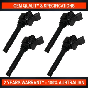 4x Ignition Coil for Volkswagen Polo Golf GTi R Jetta Tiguan Passat TSI 4motion - Picture 1 of 10