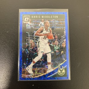 2018-19 Donruss Optic Blue Velocity #75 Khris Middleton