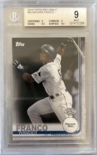 2019 Topps Pro Debut #50 Wander Franco PRINCETON RAYS TAMPA BAY RAYS BGS 9 MINT