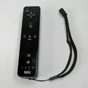 Like New Genuine Nintendo Wii U / Wii Black Controller Wii Mote Remote - Picture 1 of 5