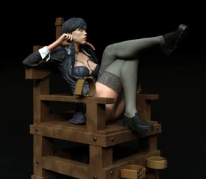 1/24 Scale Resin Figure Model Wednesday Girl Sexy Kit Unpainted Unassembled - Picture 1 of 6