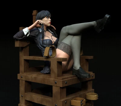 1/24 Scale Resin Figure Model Wednesday Girl Sexy Kit Unpainted Unassembled  - Image 1 of 4