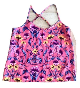 Damen Hollister rosa fließendes Cami Tank Top ärmellos Shirt Top - Größe S - Bild 1 von 4