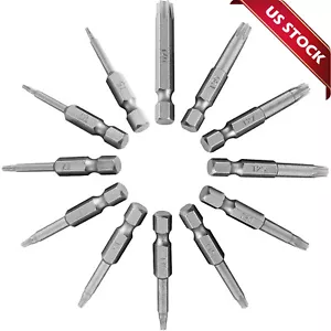 Security Torx Bit Set + Hex Key Allen Bit Set - For Power Drill & Impact Driver - Picture 1 of 20