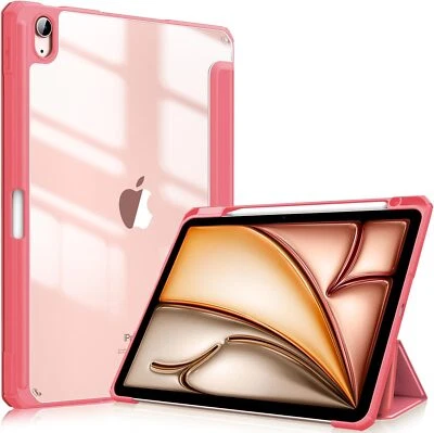Hybrid Slim Case for iPad Air 11-inch M3 2025 Shockproof Cover Clear back Shell - Image 1 of 4