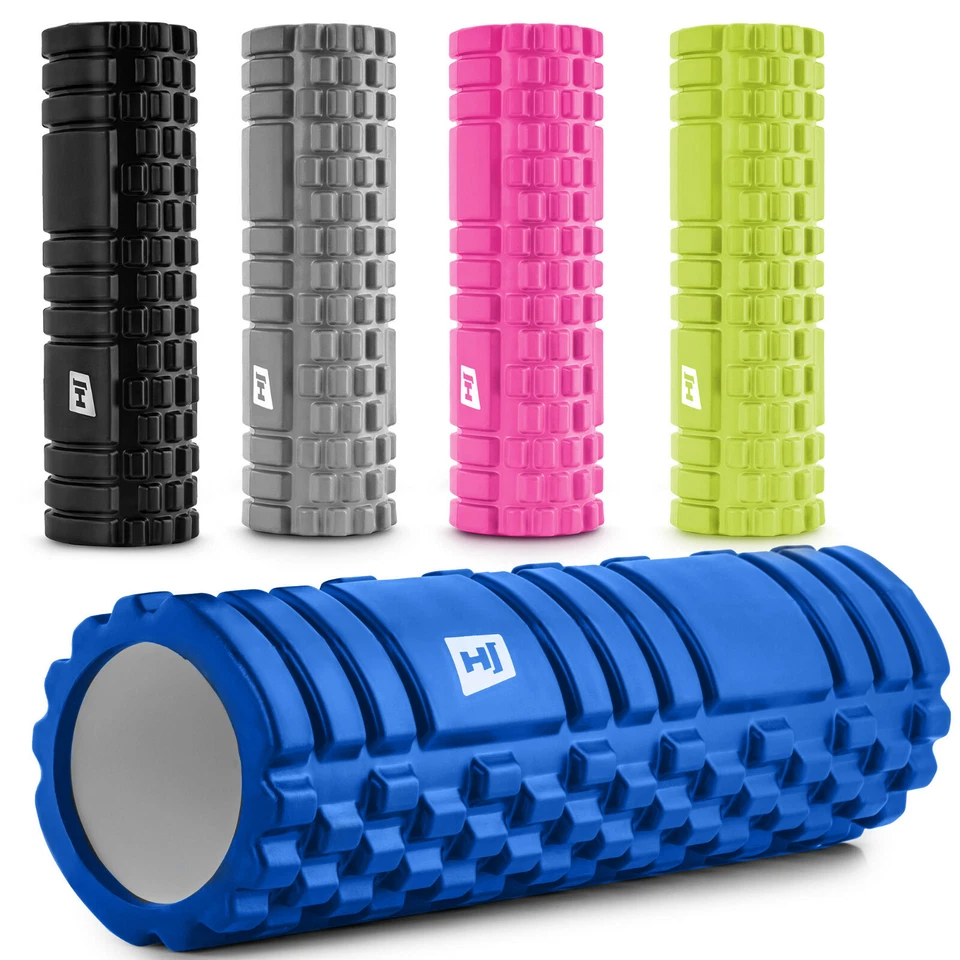 Hop-Sport Faszienrolle mit Noppen Foam Rolle Fitnessrolle Massagerolle HS-A045YG
