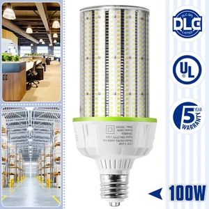 100 Watt LED Corn Light Cob Bulb Replace 400W MH/HPS E39 Mogul Base 13500 Lumens - Picture 1 of 11