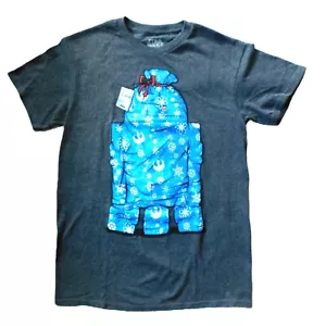 Star Wars R2D2 Wrapped Gift Present To Obi-Wan From Leia Christmas T-Shirt Gr. S - Bild 1 von 3