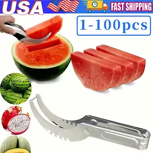 Lote de herramientas de cuchillo cortador cortador de sandía servidor corer cuchara cuchillo de cocina - Imagen 1 de 18