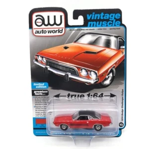 Dodge Challenger Rallye 1974 Auto World Premium Vintage Muscle nuevo envío gratuito - Imagen 1 de 6