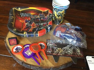 Lot of Transformer Party Supplies  - Image 1 of 2