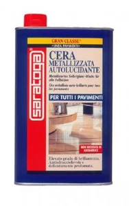 CERA METALLIZZANTE AUTOLUCIDANTE SARATOGA PER TUTTI I PAVIMENTI DA 1000ML - Foto 1 di 2