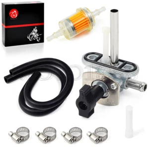 fuel PETCOCK gas tank switch W/Fuel Filter lines For Yamaha ATV YFZ450 2004-2013 - Afbeelding 1 van 13