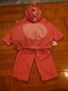 Brand New With Tags Carter's Baby Pink Dinosaur Costume size 6-9 months So Cute! - Picture 1 of 7