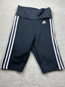Pantaloncini da bici Adidas Essentials 3 strisce donna taglia XS fondo in maglia - Foto 1 di 12