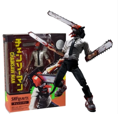 NEW！ K.O VER S.H.Figuarts Chainsaw Man Action Figure Model 15cm Toys Boxed Gift! - image 1 of 4