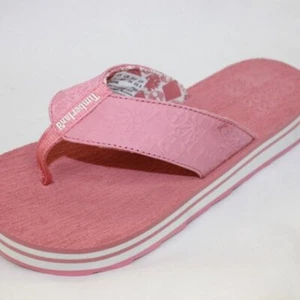 Women's Timberland Pink | White Flip Flops NWT - Imagen 1 de 5