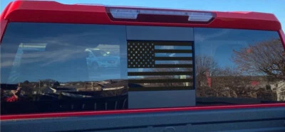 GMC Sierra 2019 20 21 22 23 24 ventana corredera calcomanía bandera americana Foto 1 de 4