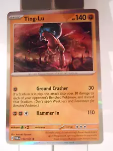 136PK110 - Ting-Lu -110/167 - Twilight Masquerade (TWM) - Rare Holo - Picture 1 of 2